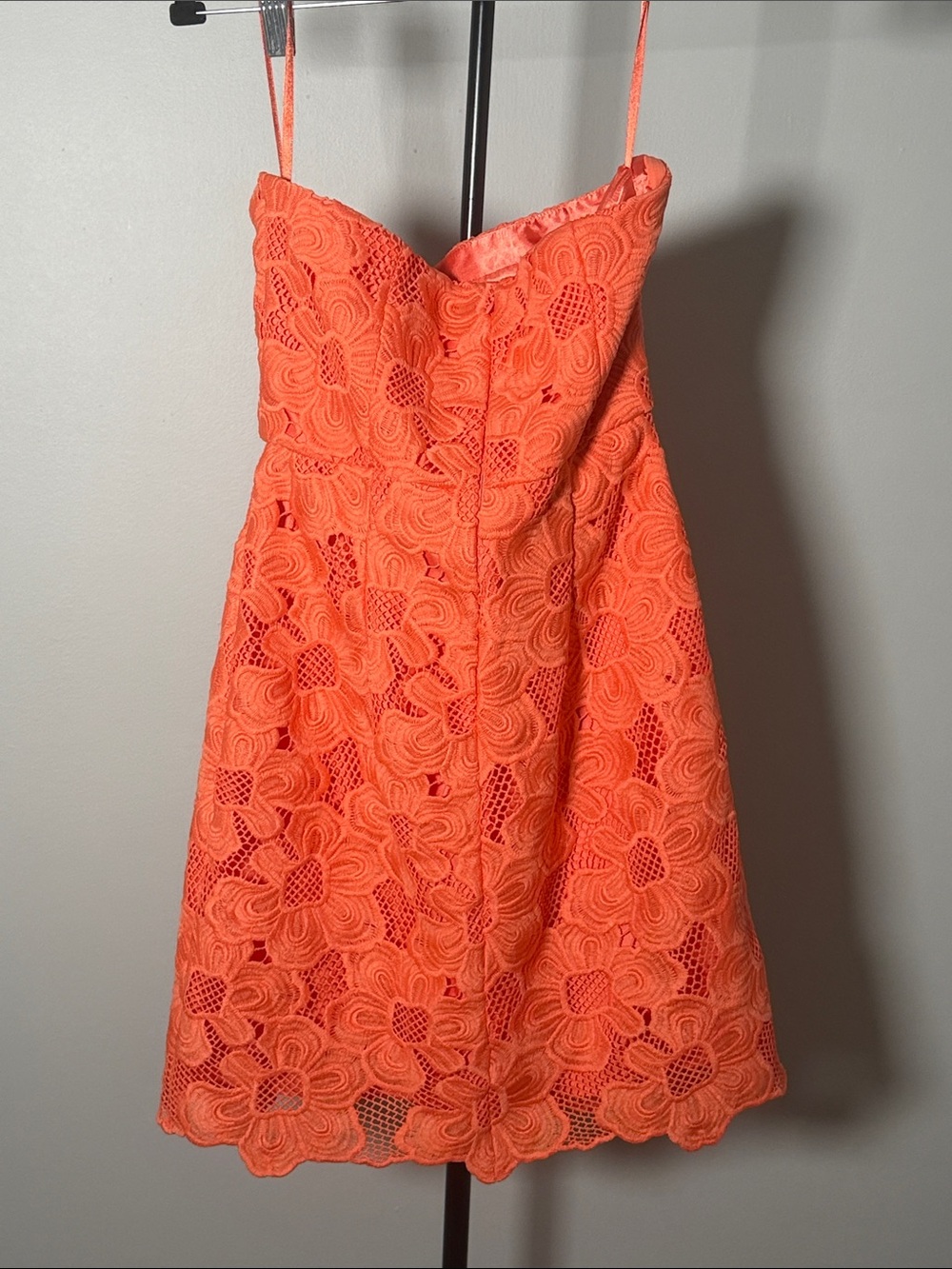 NWOT New Lately Floral Lace Strapless Mini Dress - Picture 5 of 7
